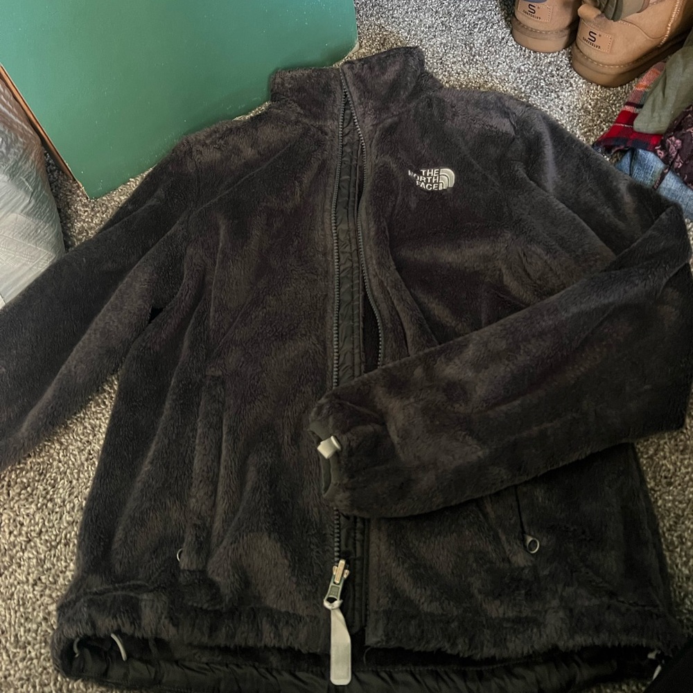 Charcoal Fuzzy North Face